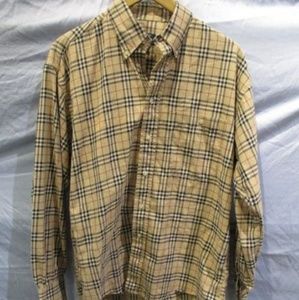 Authentic Burberry Men's Long Sleeve Shirt Size M